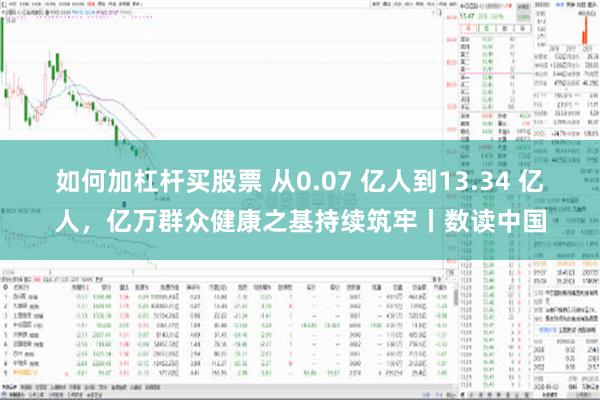 如何加杠杆买股票 从0.07 亿人到13.34 亿人，亿万群众健康之基持续筑牢丨数读中国