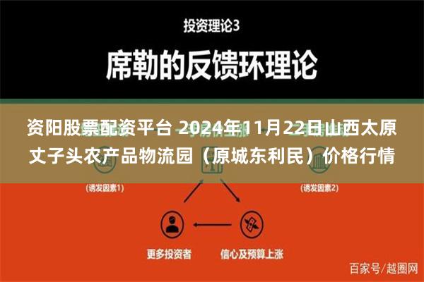 资阳股票配资平台 2024年11月22日山西太原丈子头农产品