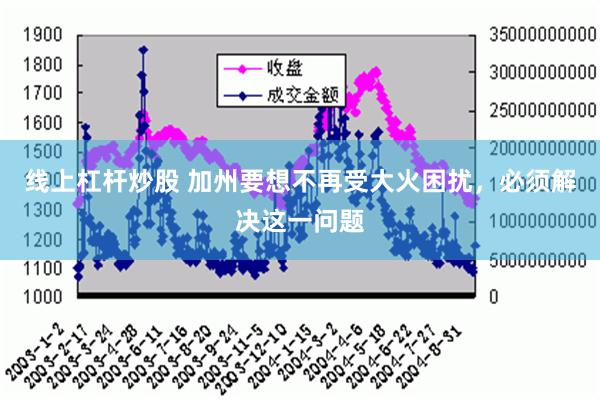 线上杠杆炒股 加州要想不再受大火困扰，必须解决这一问题