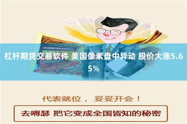 杠杆期货交易软件 美国像素盘中异动 股价大涨5.65%